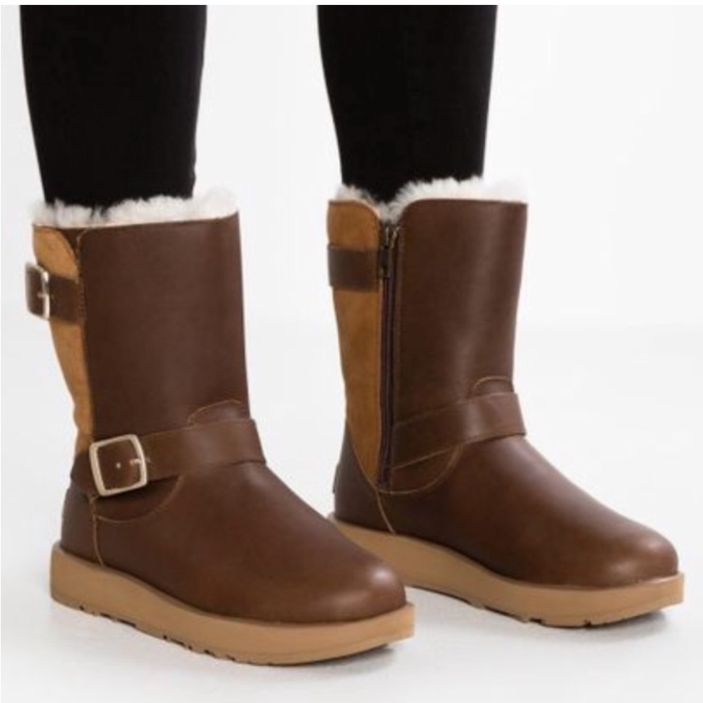 UGG Breida waterproof Chestnut boots